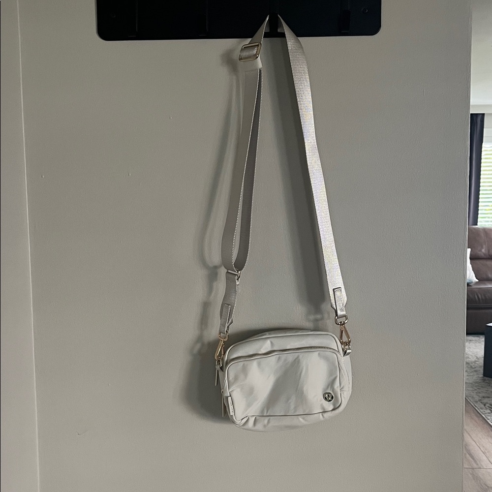 Lululemon Athletica Cream Crossbody Bag